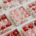 thumbnail image 2 of Xiao Hua Vela de aromaterapia de fresa rosa (4 unidades), caja de regalo con fragancia, decoración familiar y para fiestas, vela pequeña., 2 of 5