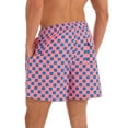 thumbnail image 2 of M-XXXL Mens Boys Swim Trunks Swim Shorts Swimwear Beachwear Underwear Swimsuit Board Shorts With Pockets Swimming Surfing Beach Pants Casual Pink Polka Dot XXL, 2 of 8