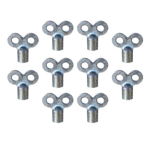 Siruishop 10 Pieces Square Socket Radiator Keys Practical Radiator Bleed Hole Key Tools A