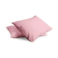 thumbnail image 3 of Superity Linen Pillow Cases Queen Size - Open Enclosure - 2 Pack - 100% Soft and Comfortable Premium Cotton - Pink, 3 of 7