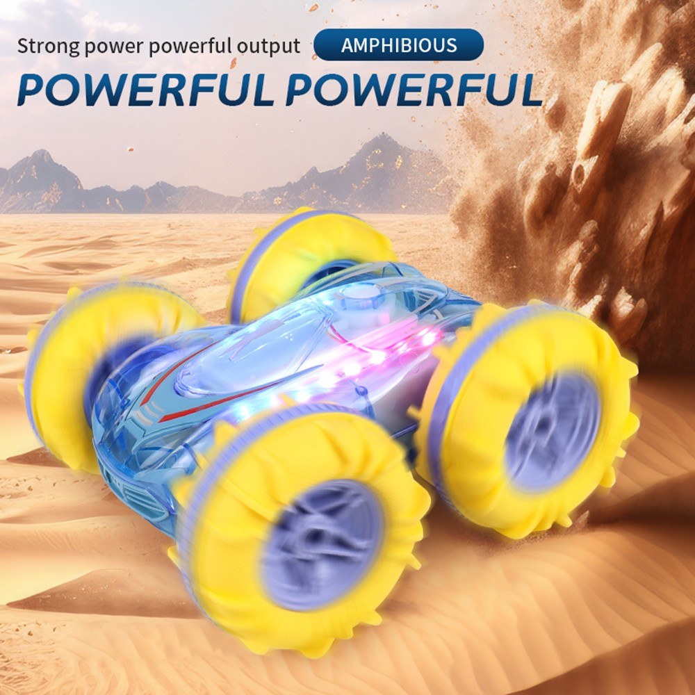 4WD Amphibious Waterproof Stunt Car Gesture Control Remote Boat