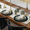 thumbnail image 4 of Decozen Teal and Black Beaded Placemats for Dining Table - Set of 4-14 Inches for Kitchen Decor Scratch Heat Resistant Charger Durable Tablemats, 4 of 7