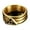 Gold, variant on Gold Plated Stainless Steel Mens Scottish Rite 33rd Degree Masonic Ring
