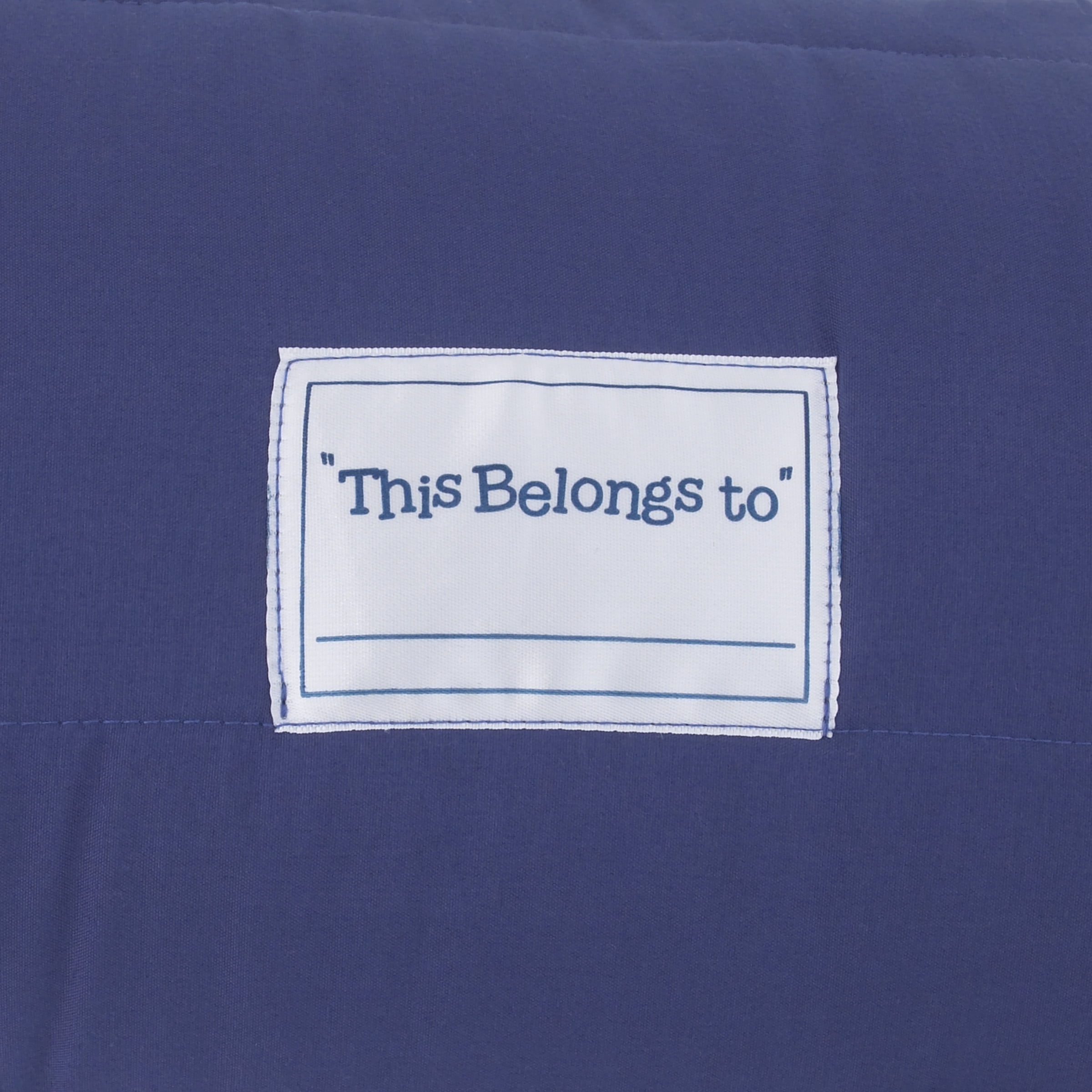 Everything Kids Blue and Grey Shark Toddler Nap Mat with Pillow and Blanket