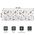 thumbnail image 5 of White Butterfly Pattern Door Rugs,Washable Non Slip Door Mats Indoor,Decorative Door Mats,Entry Mat Indoor for Entrance,Bedroom,Kitchen,Bathroom,16"x47", 5 of 6