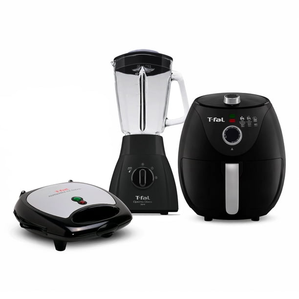 Combo Tfal con Freidora 3.2 l EY1228MX-NEGR +Wafflera 2 En 1 Antiadherente SW610052 + Licuadora 2 velocidades + pulso LN2788X0
