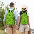 thumbnail image 4 of Honeii Golf Sport Club Print Canvas Backpack for School & Outdoor,Laptop Excursion Backpack,Notebook School Bookbag For Men Women,for Work, Travel, and Everyday Use-Medium, 4 of 5