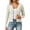 Beige, variant on Cardigan Women Solid Ribbed Knitted Long Sleeve Button V Neck Slim Women's Cardigans