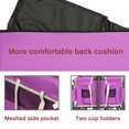 thumbnail image 2 of Folding Garden Carts 3-in-1 Heavy-Duty Convertible Folding Wagon Cart with Bench Seat & Storage - 500lbs, 180L Capacity Utility Wagon, All-Terrain Wheels for Camping, Beach, Sports, Garden, Fish, Pu, 2 of 5