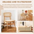 thumbnail image 5 of 2X Rollo de Mimbre con Correas de Caña, Mimbre Vienés, Muebles de Mimbre de Ratán Natural para Proyectos de Manualidades, Hogar, Gabinete de Silla de Bricolaje, 5 of 5