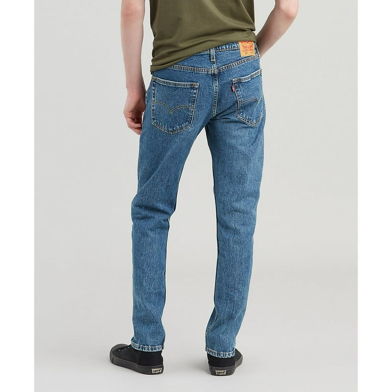 Men's Levi's 502 Regular Taper-Fit Stretch Jeans White Men's Levi's 502 Regular Taper-Fit Stretch Jeans White