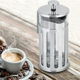 thumbnail image 3 of Coffee Pot - Stainless Steel Glass French Press Filter Coffee Pot Household Tea Maker Flow smoothly(350ML), 3 of 8