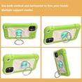 thumbnail image 4 of JTCASES for iPhone 11 Case, Heavy Duty Protection Hybird PC Silicone 360° Rotating Ring Bracet Magnetic Car Mount Fully Coverage Slim Non-Slip for iPhone 11, Green, 4 of 8