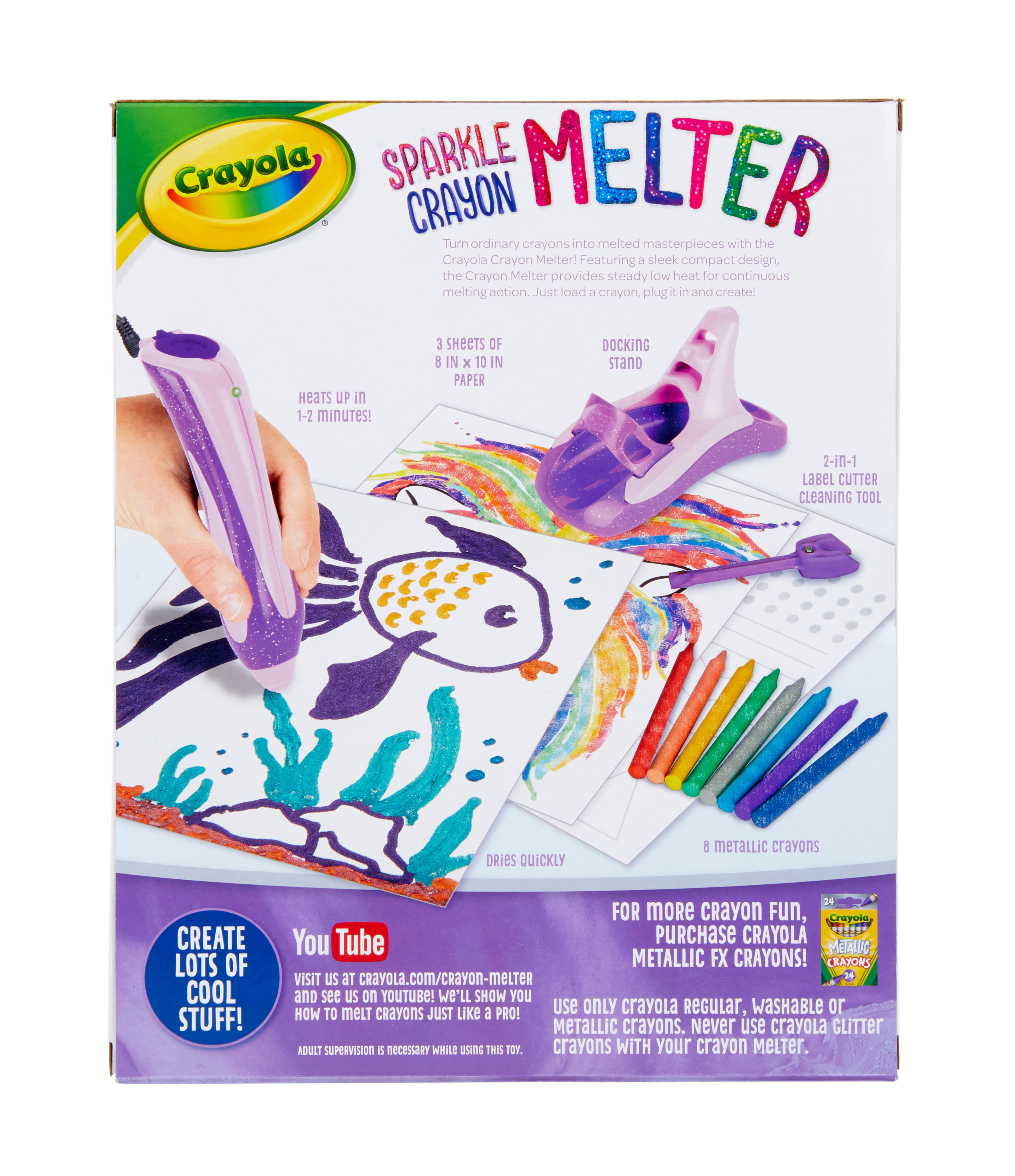 Crayola Crayon Melter, Melting Art, Gift For Kids, Ages 8, 9, 10