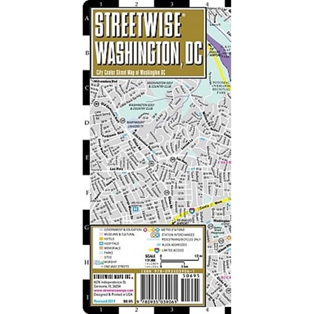 Streetwise Washington Dc: City Center Street Map of Washington, Dc