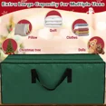 thumbnail image 6 of Nefoso Christmas Tree Storage Bag,Fits UP to 7.5 ft Artificial Trees with Reinforced Handles & Dual Zipper,Green, 6 of 6
