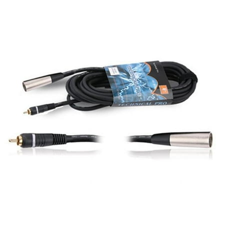 Technical Pro crx183 RCA to XLR Audio Cables