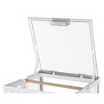 thumbnail image 4 of Prevue Pet Products Clear Glass Bird Cage with White Frame, 4 of 16