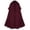 Burgundy, variant on SAWOBUUN Medieval Renaissance Knight Cape Cloak for Men Women Steampunk Unisex Halloween Gothic Party Cape