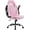Pink, variant on CONCETTA Computer Gaming Desk Chair - Ergonomic Office &Home Adjustable 360° Swivel Task PU Leather Racing Chair with Flip-up Armrest