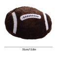 thumbnail image 3 of Football Sports Pillow, Fluffy Soft Soccer Ball Stuffed Toys, Decorative Football Pillow Cushion Throw Pillow, Durable Sport Basketball Plush Toys, Plush Pillow Toys Gift for Kids, 3 of 7