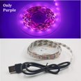 thumbnail image 1 of Tira de luces LED con USB, 5 M, 5V, 3528, 1 metro, 5 metros, blanco cálido, frío, rosa, verde, azul, rojo, SMD, cinta de luz para armario de techo impermeable, 1 of 4
