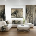 thumbnail image 3 of Designart - Lion en Sépia - Impression sur Toile Encadrée Animal, 3 of 4