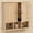 Wooden Color, variant on Bathroom Wall Cabinet with 2 Door Adjustable Shelves,Over The Toilet Storage White Wall Mounted Medicine Cabinets for Bathroom Laundry Room Kitchen