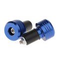 thumbnail image 1 of Enchufe de Extremo de Barra Barends de Aluminio Azul para 7/8 "manillar Apretones Motocicleta Zulema 22MM Grips extremo de la barra, 1 of 6