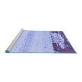 thumbnail image 2 of Ahgly Company Machine Washable Indoor Rectangle Abstract Blue Modern Area Rugs, 4' x 6', 2 of 4