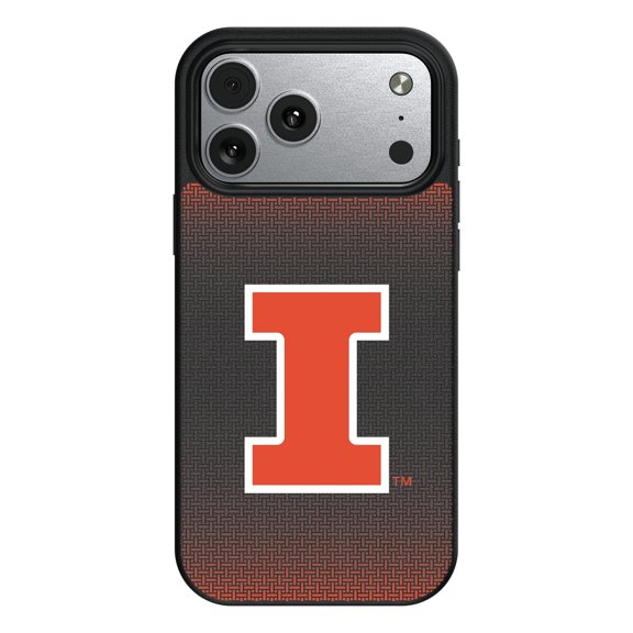 Illinois Fighting Illini Linen Logo iPhone Magnetic Bump Case