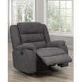 thumbnail image 1 of Fauteuil Inclinable Gris de Luxe avec Console, 1 of 2