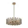thumbnail image 2 of Allegri 036655-Fr001 Piazze 8 Light 22" Wide Semi-Flush Drum Ceiling Fixture - Brushed, 2 of 2