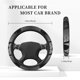 thumbnail image 3 of Fotbe Black Spiders Funda para Volante Universal de 15 pulgadas, Accesorios para Auto para Hombre y Mujer, Protector de Volante Cómodo para SUV y Sedán, 3 of 6