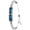 Blue White, variant on Smart Bracelet for Women Fitness Tracker Ladies Slim Thin Health Wristband Dress Diamond Dainty Activity Tracker Heart Rate Sleep Monitor Step Counter Calories Pedometer, No Subscription Fee