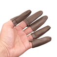 thumbnail image 3 of MYG Leather Finger Cots Thumb Guard Thimble Sleeve For Finger Protection Tool, 3 of 9