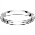 thumbnail image 3 of FB Jewels 14K White Gold 2.5mm Knife Edge Comfort Fit Wedding Band, 3 of 3
