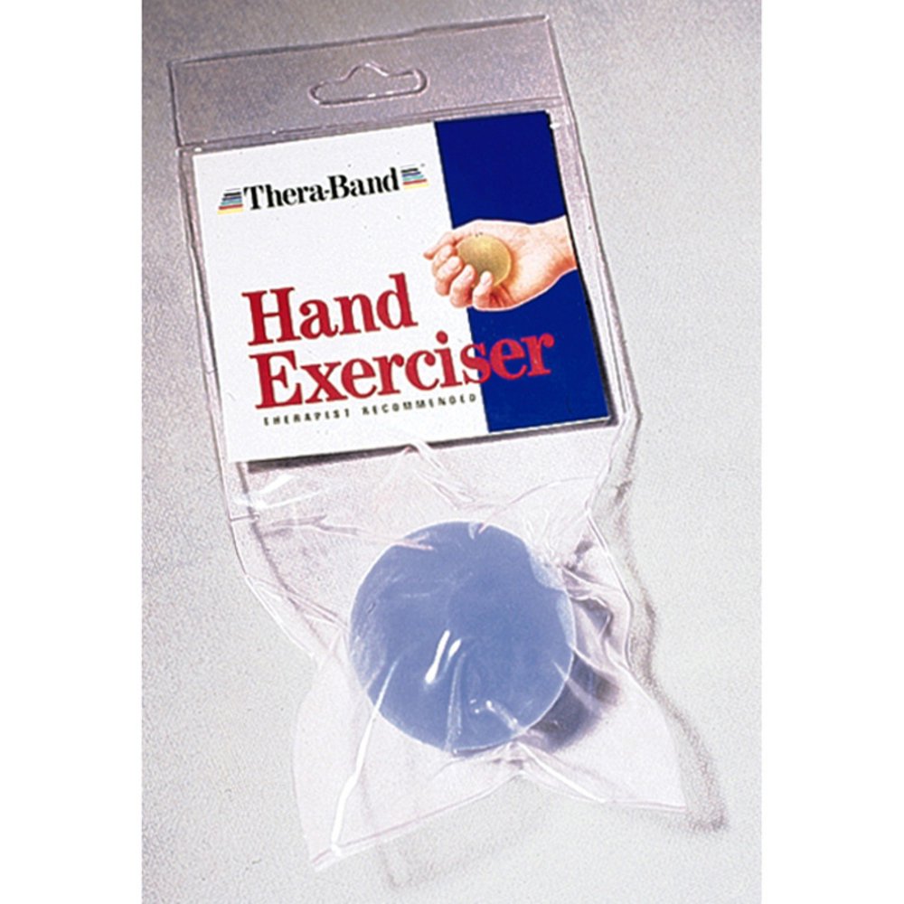 TheraBand Hand Exerciser, Extra Large, Blue, Firm, Intermediate Level 2