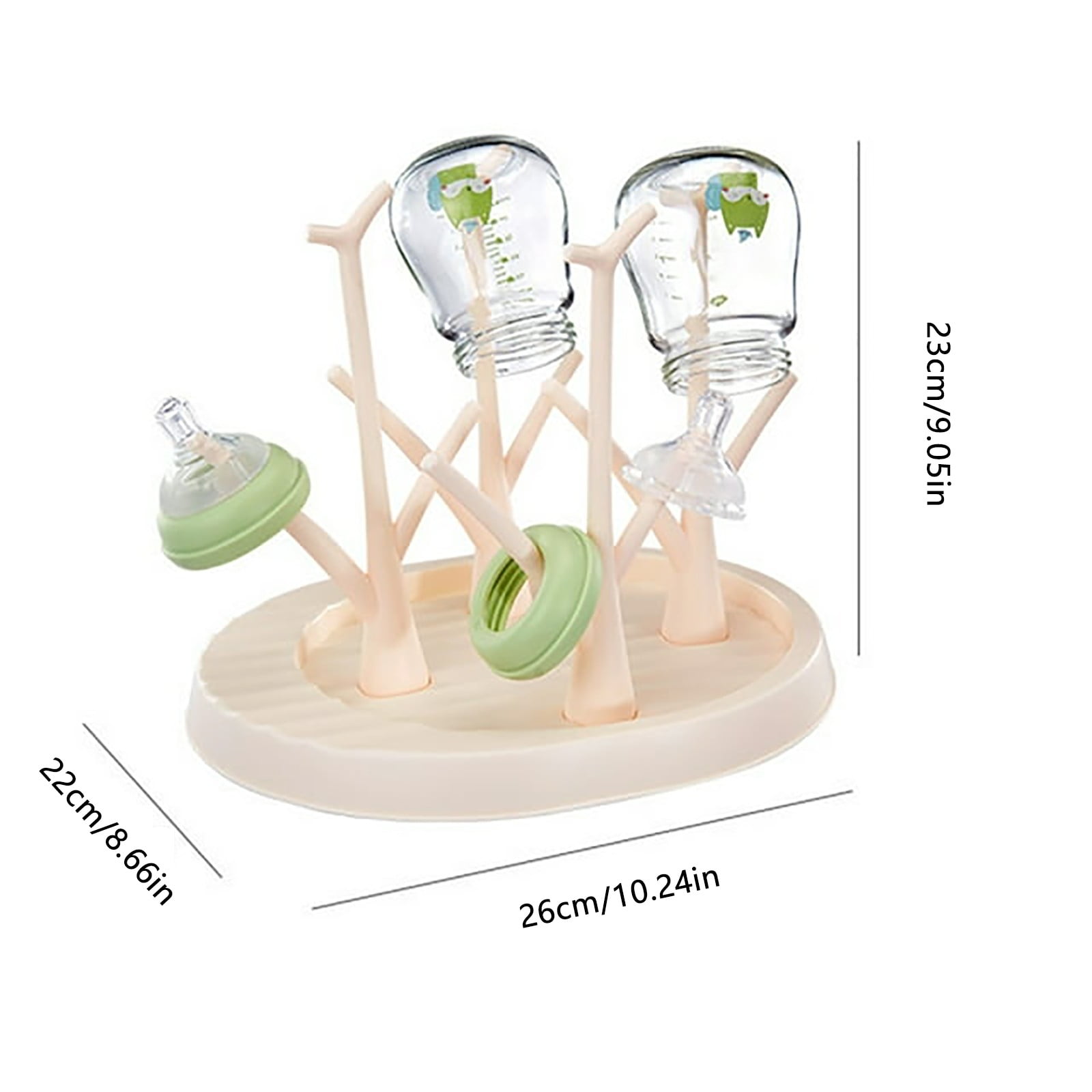 Bbyt Rack 1Pcs Baby Bottle Drying Rack Small Portable Bottle Dryer Holder for Cups Parts And Accessories Environmentally Friendly And Durable