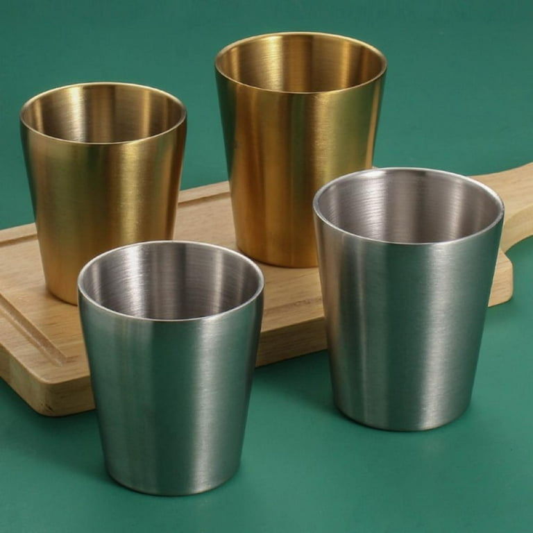 8oz Small Tumbler Cups Stainless Steel Double Wall - RakaCups