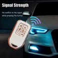 thumbnail image 3 of Key Fob Cover Compatible with Honda Odyssey Freed Elysion 2016-2023 6 Button Keychain Case Holder Protector,R-Black, 3 of 6