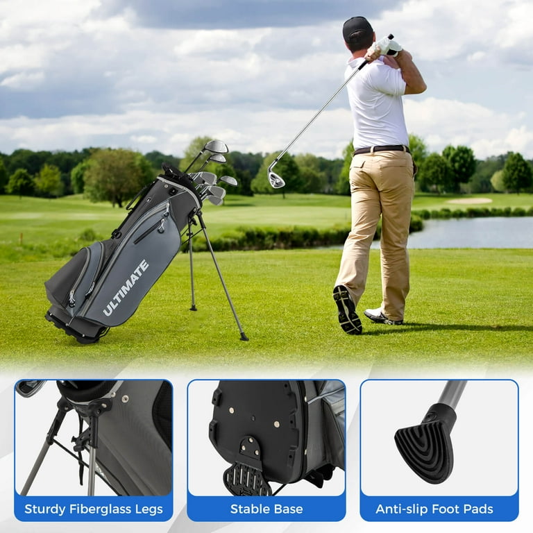 メンズウェア FLOG GOLF CLUB for ELECTRIC GOLF Costway 9 PCS Beginner's Complete Golf Club Set Right Handed