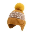thumbnail image 5 of Herrnalise Classic Winter Knit Kids Hat Skull Cap for Toddler Boys Autumn Fisherman Beanie Green02, 5 of 8