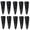 All black, variant on 10Pcs Resin Button Double Hole Sewing Button Fasteners For Garment Repair Bag Making Clothing Sewing Accessories