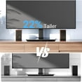 thumbnail image 7 of Swivel Universal TV Stand for 37-80 inch LCD OLED Flat/Curved Screen TVs-Height Adjustable Table Top Center TV Stand with Wire Management, VESA 600x400mm up to 88lbs, 7 of 7