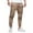 Beige, variant on Cargo Sweatpants Mens Joggers Pants with Pockets Drawstring Chino Pants Twill Track Sweatpants Men's Sweatpants Dark Gray L