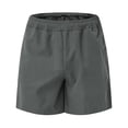 thumbnail image 4 of Mens Athletic Shorts 5 Inch Quick Dry Gym Workout Shorts Men Lightweight Sports Running Shorts With Pockets grey S, 4 of 6