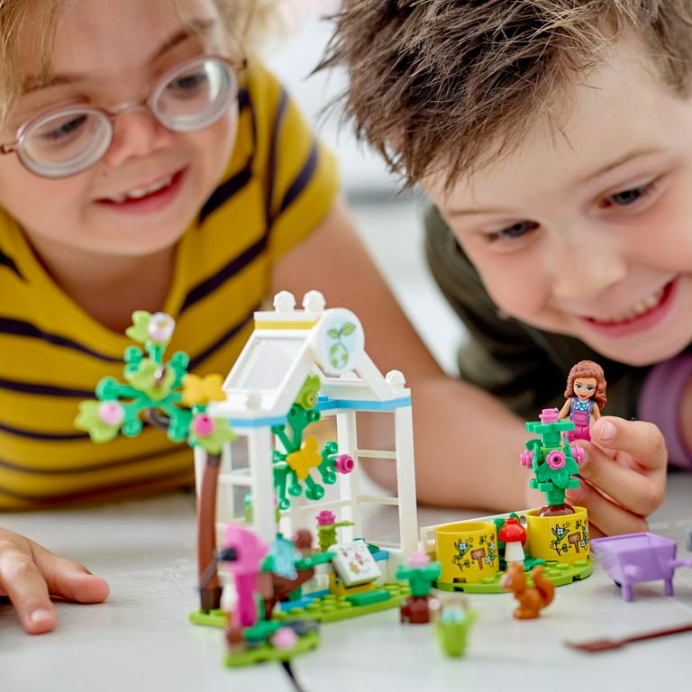 LEGO Friends 41707 Tree Planting Playset with Greenhouse Toy Car Olivia Mini Doll Walmart