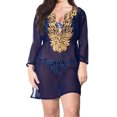 thumbnail image 4 of HAPPY BAY Women's Beachwear Summer Beach Dress Short Bathing Suits Swimsuit Cover ups 8-12 2901, 4 of 5