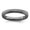 Black, variant on 925 Sterling Silver Rhodium herringbone Stackable Ring for Women Size- 6